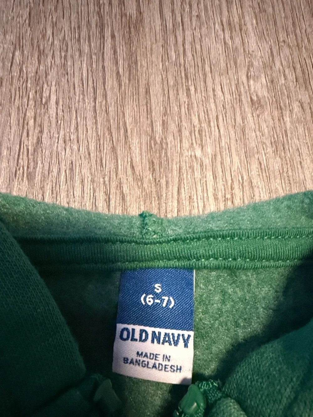 Old Navy Green Hooded Zip-Up Sweatshirt with Skate Graphic